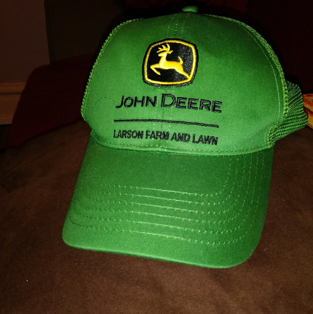John Deere snapback trucker hat